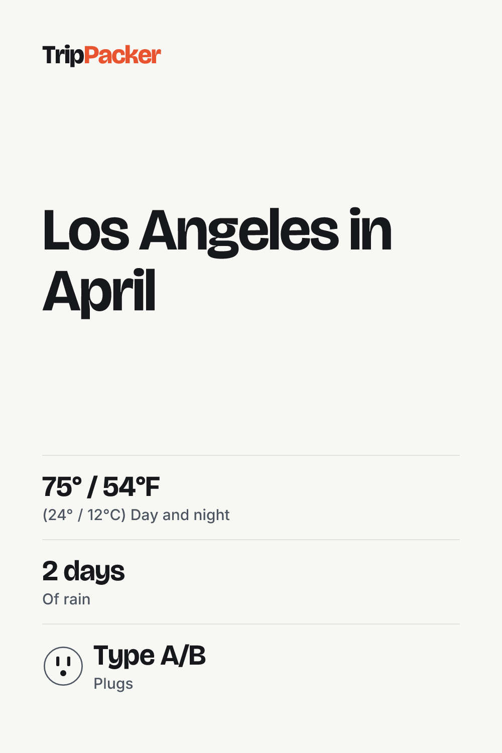 Los Angeles in April: what to pack