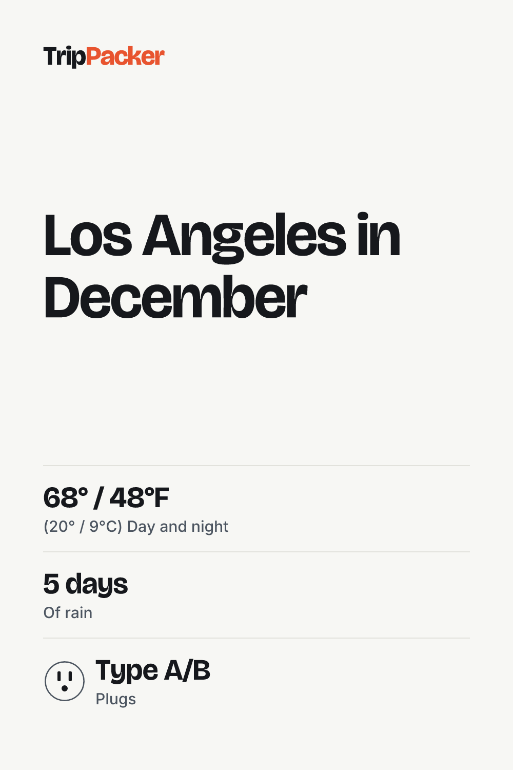 Los Angeles in December: what to pack