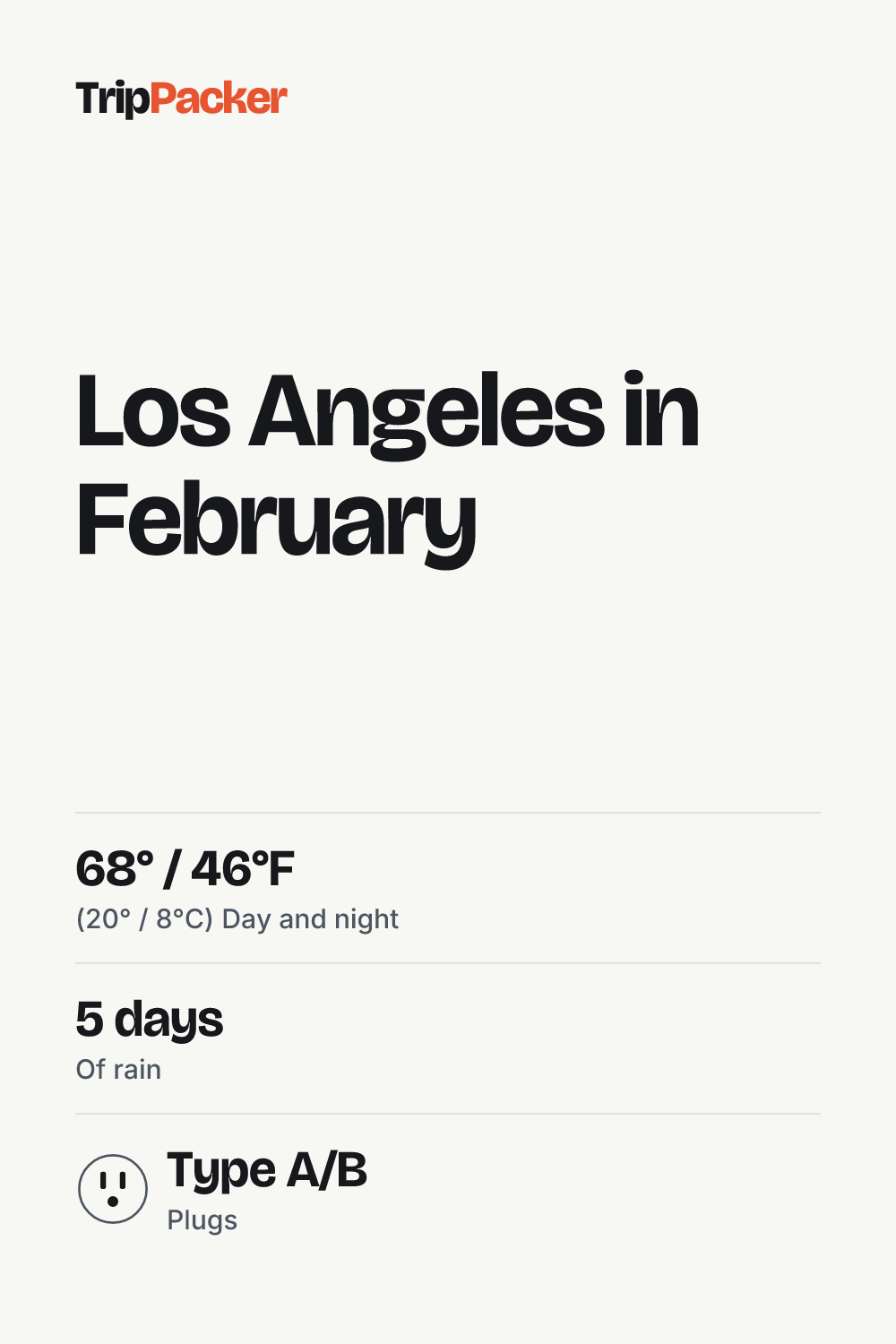 Los Angeles in February: what to pack