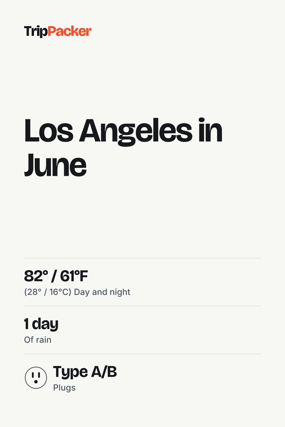Los Angeles in June: what to pack