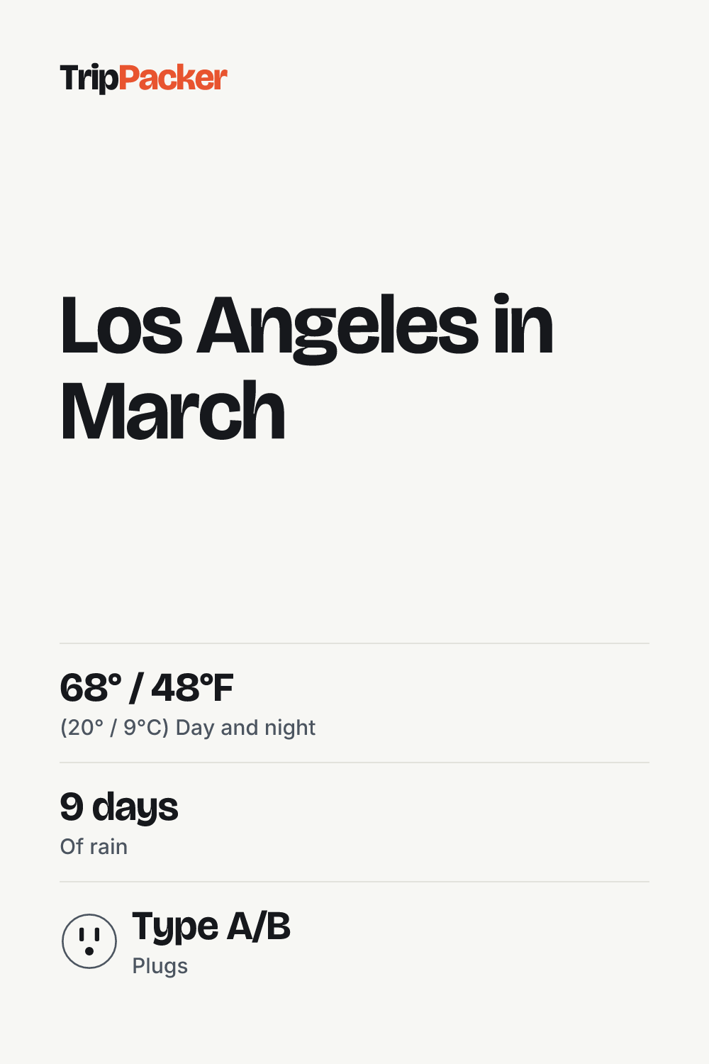 Los Angeles in March: what to pack