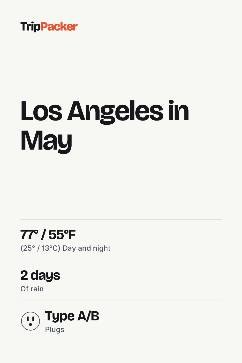 Los Angeles in May: what to pack