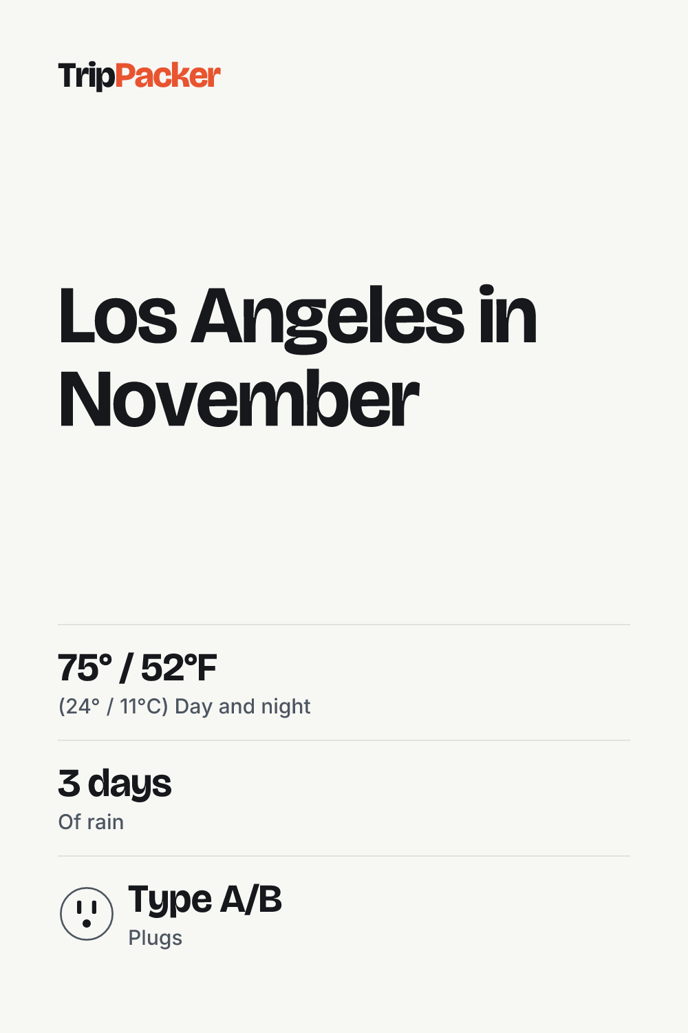 Los Angeles in November: what to pack