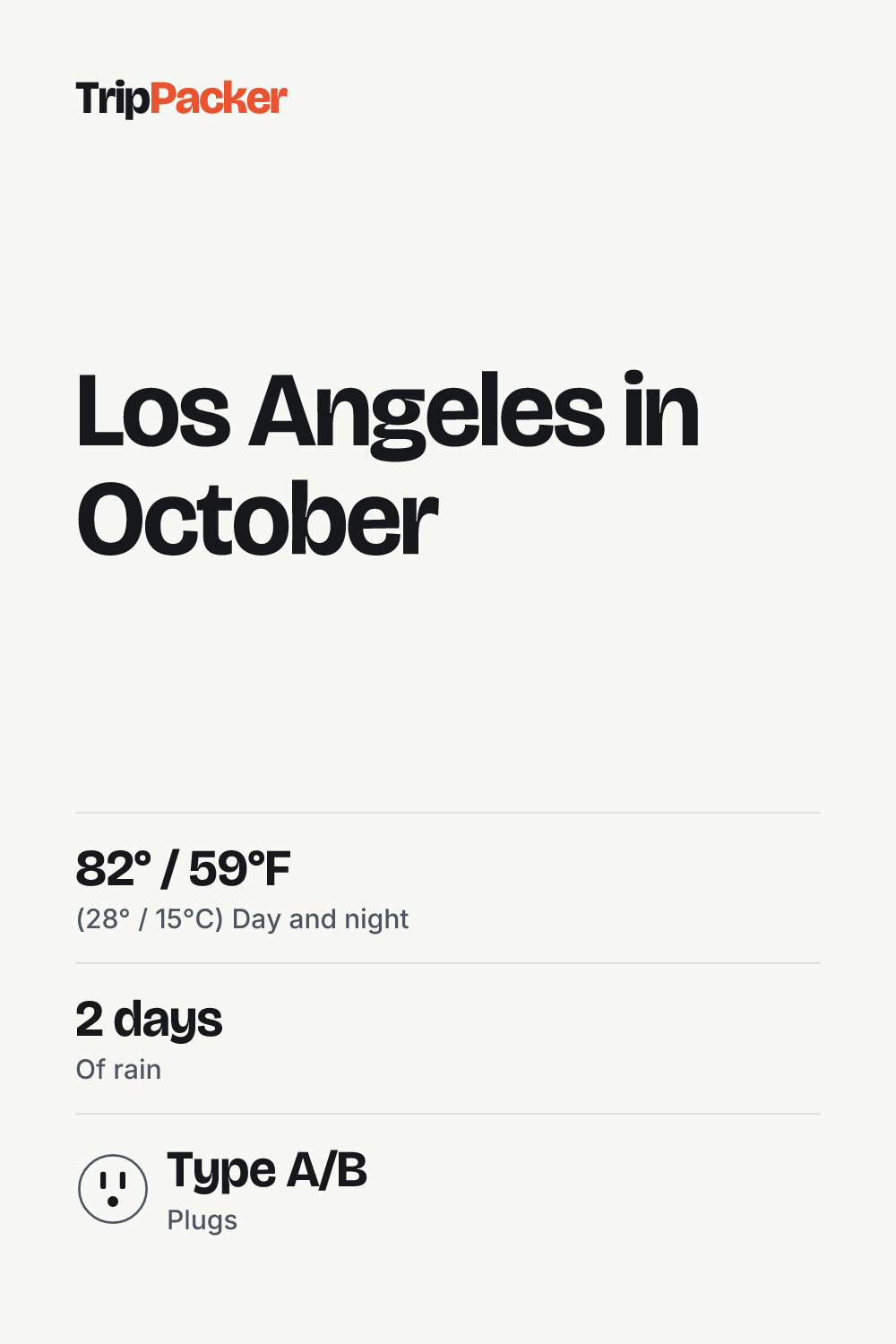 Los Angeles in October: what to pack