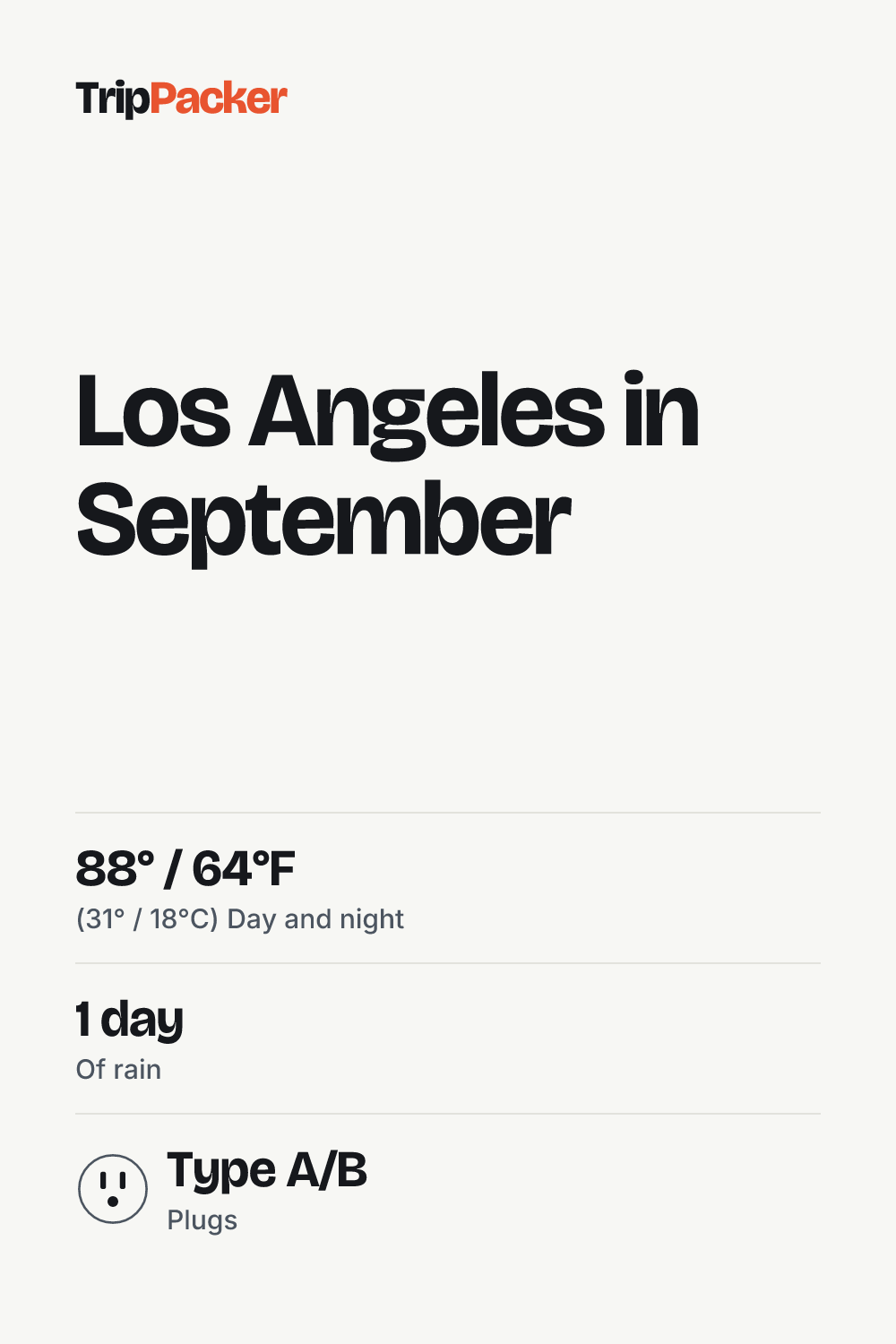 Los Angeles in September: what to pack